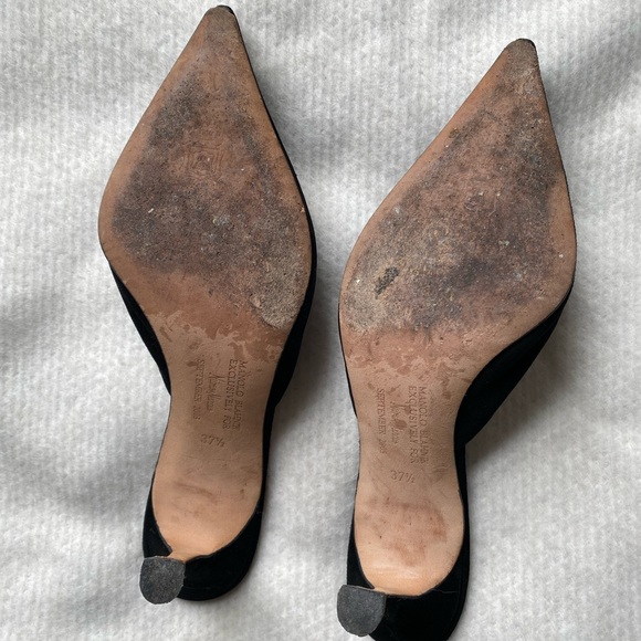 Manolo Blahnik  Mules Size 7 1/2 / 8 - Picture 7 of 9